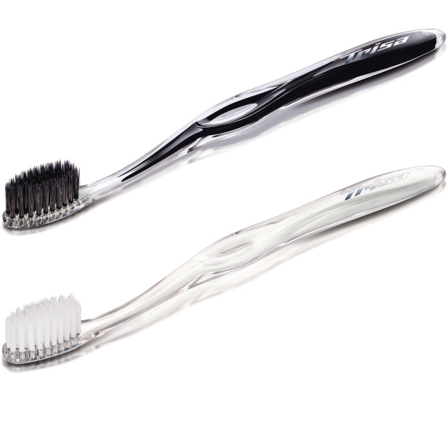 TRISA FineTip Sensitive manual toothbrush with soft micro-fine bristles