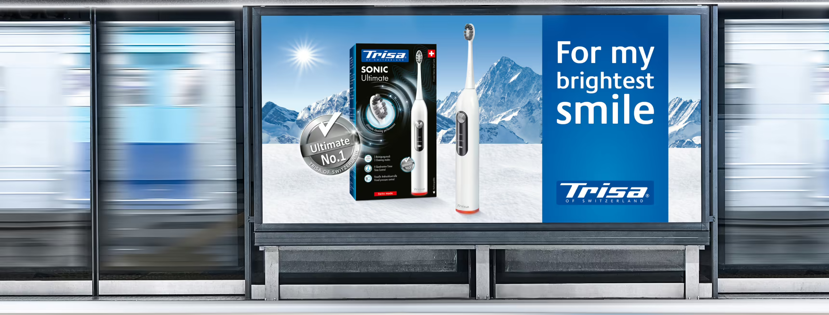 TRISA Sonic Ultimate Black Edition featured as a homepage banner, highlighting premium sonic performance.
