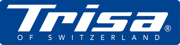 Official TRISA logo representing Swiss-made oral care.